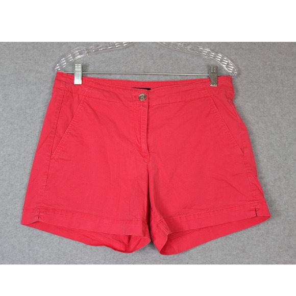 Nautica Women's‎ Shorts Red/Orange Size 8 Pockets - Picture 1 of 8